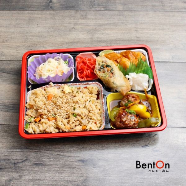 4.7.(Mon) Chinese Bento Shrimp Chil / Mapo Eggplant -Signature Bento-