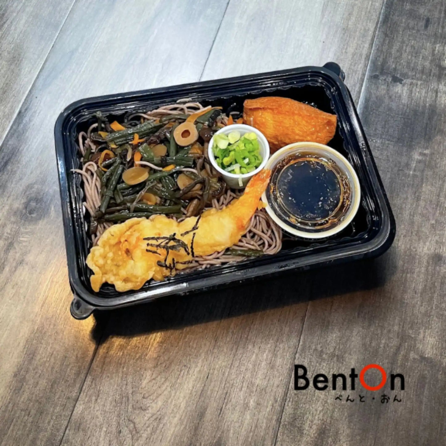 4.24.(Fri) Shrimp Tempura & Mountain Vegetable Soba bukkake -Soba Noodle-
