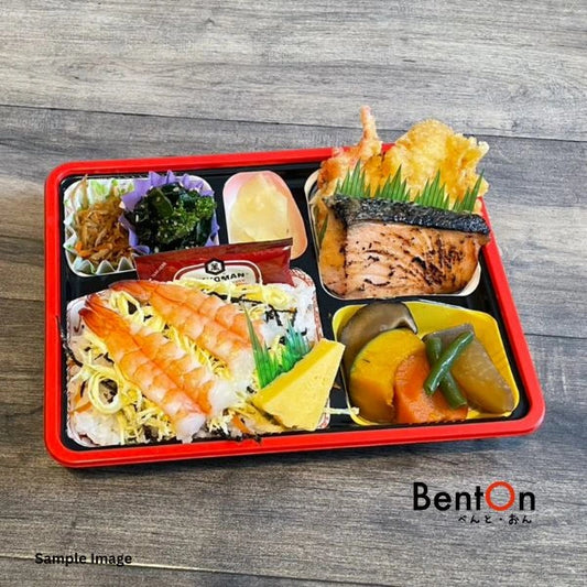 12.8.(Mon) Shrimp Chirashi Sushi / Miso Marinated Salmon-signature bento-