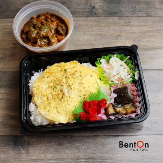 9.23.(Tue) Hayashi Beef Stew Omelet Rice-Bowl-