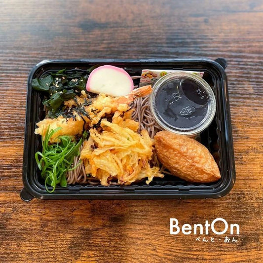 5.15.(Fri) Shrimp & Mixed Vegetable Tempura Wakame Soba bukkake -Soba Noodle-